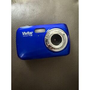 Vivitar VMcam F126 Blue Digital Camera Lens 3x Optical Zoom‎ 12MP HD Video